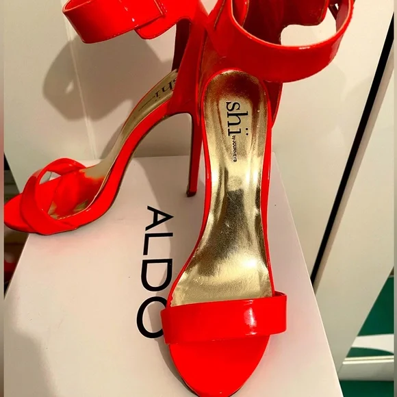 Tangerine Fun Heels - Picture 2 of 5